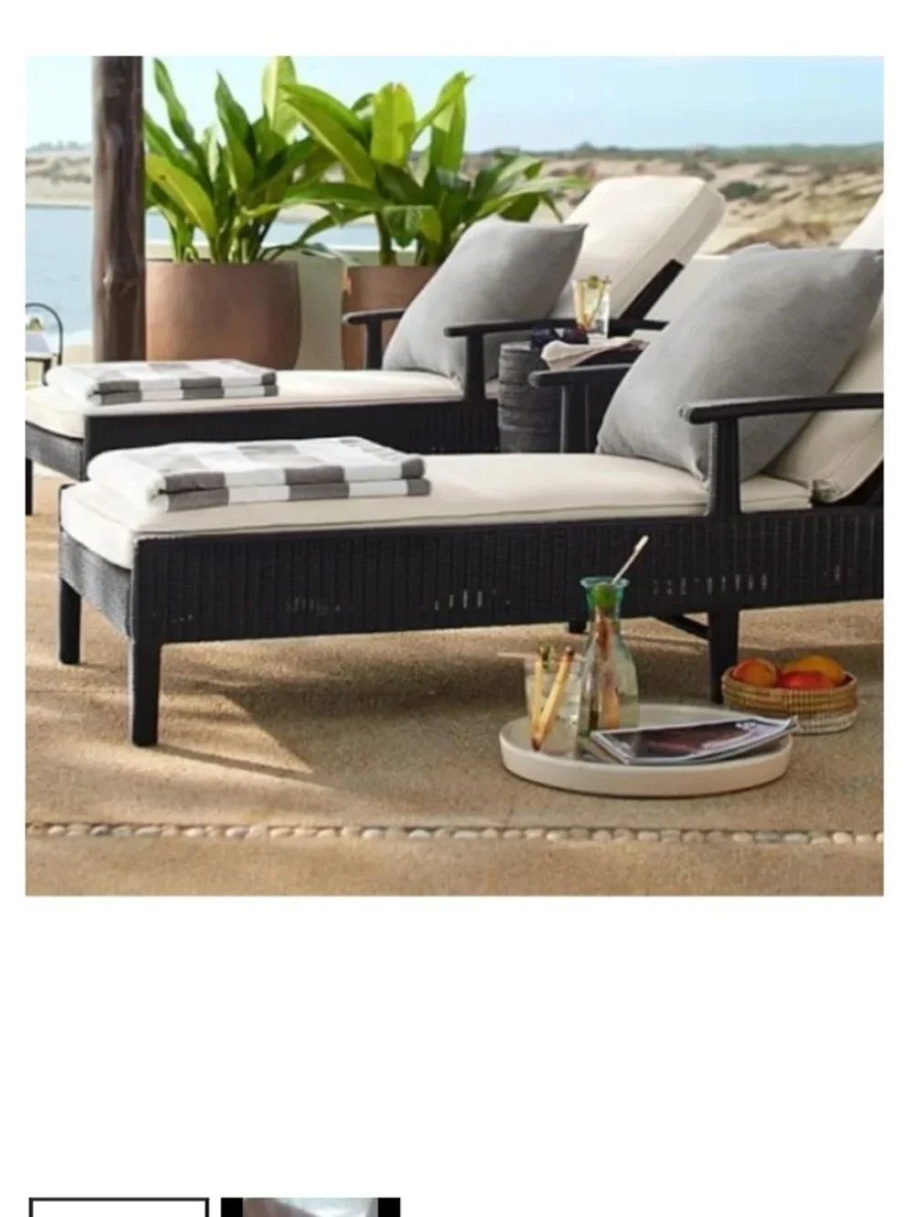 Pottery Barn Organic Beach Towel